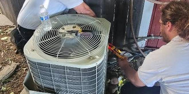 AC refrigerant leak
